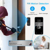 Video Doorbell Camera 1080P Wireless Door Bell With Chime, PIR Motion Detection,Night Vision, Free Cloud Storage-US Plug