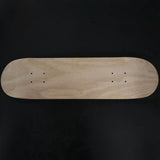 2X 8Inch 8-Layer Maple Blank Double Concave Skateboards Natural Skate Deck Board Skateboards Deck Wood Maple