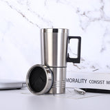Portable Car Heater Travel Mug 12 / 24V Stainless Steel Electric Kettle Thermo Water Cup Home Outing Supplies Drinkware