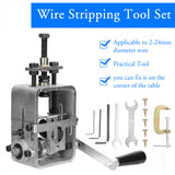 Electric Household Wire Stripper Manual Wire Stripping Copper Cable Peeling Machine with Hand Electric Drill for 2-24mm Wire