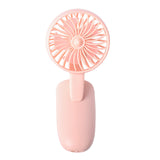 USB Fan Mini Phone Clip Fan Small Electric Fan Portable Outdoor Handheld Fan Rechargeable with Lanyard Small Fan Pattern Pocket