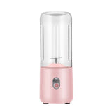 Double Knife Electric Juicer Portable Blender USB Mini Blender Cordless Press Juice Charging Manual Orange Juicer