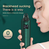 Blackhead Remover Pore Vacuum Electric Pore Extractor with Hot Compress Facial Pore Cleaner Face Care Machine For Skin Treatment