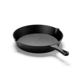 Cast Iron SKillet Camping Frying Pan with Double Grease Pour Spouts for Gases Induction Cooker Pancake Pans Outdoor Cookware