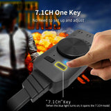 GS3 Black Virtual 7.1 Channel Sound Card Converter Adapter External USB Audio 3.5mm Headset Stereo For PC Desktop Notebook