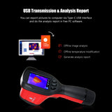 IR Thermal Imager Infrared Thermal Imaging Camera 3.2-inch LCD Rechargeable Temperature Auto Tracking Free Focus Thermal Imager