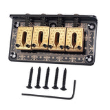 1 Set Guitar Saddle Bridge for 4 String Cigar Box Bass Guitar Black