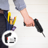 1 Set Multi-function Screwdriver Chargeable Small Electric Drill Home Screw Kit