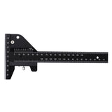 Woodworking Scriber Vernier Caliper Aluminum Alloy DIY Tool Home T Shaped Ruler Removable Professional Rustproof Marking