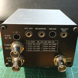 USDX SDR Transceiver All Mode 8 Band Receiver HF Ham Radio QRP CW Transceiver Built-In ATU-100 Antenna Tuner Dual OLED