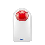 J008 Flash Siren External Outdoor Waterproof Siren Sound Strobe Flash Alarm Siren For Home Security Alarm System