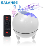 Galaxy Projector Star Colorful Sky Music Player LED Night Christmas lights Projector Romantic Projection Lamp Blueteeth Speaker