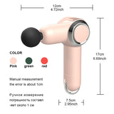 Muscle Massage Gun Mini Body Massage Usb Charging Gun Massage Relaxation Muscle 3heads Foldable MG47210
