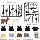 Children's Weapon Building Blocks Black War Horse Bricks Middle Age Action Figures Land Force Blocks Knight Armor Toys Gifts