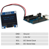 10 PCS 0.96 inch 12864 128X64 OLED LCD Display Board Module I2C IIC SSD1306 Driver 4 Pins Compatibile with Arduino Raspberry Pi