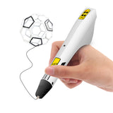 3D Printing Pen Scratch Pen Print Filament 3D Arts and Crafts Drawing Gadget EU Plug