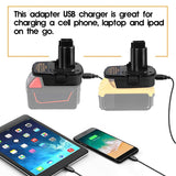 2Pcs M18D Converter For Dewolt 18V/20V For 18V Li-Ion Battery Work For Dewalt 18V Nicad &amp; Nimh Power Tool