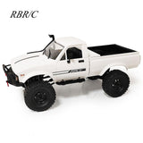 WPL C24-1KIT 1/16 2.4G 4WD Crawler Truck RC Car KIT Full Proportional Control Truck Klimmen Diy Kinderen Voertuig Model