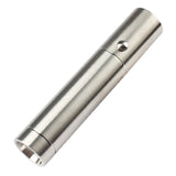Silver 5 LED Red Light Infrared Therapy Device Flashlight for Pain Relief Skincare Acne Infrared Light Stainless Steel 125mm