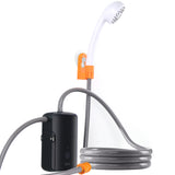 Outdoor Shower Portable Electric Shower Pump Waterproof with 2-Level Water Flow for Camping Hiking Travel Beach Pet Watering