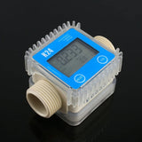 K24 Turbine Digital Oil Fuel Flow Meter Gauge For Chemicals Liquid Water