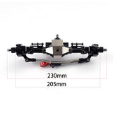 Aluminum Front Rear Portal Axle Assembled Axles for 1/10 Axial SCX10 II 90046 90047 RC Crawler Car Upgrades