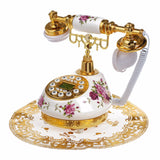 Antique Landline Telephone With Call ID Date Clock Adjust Ring Without Battery Classical Phone For Home Office