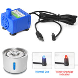 Mini Pet drinking Fountain Pump AC12V water Pump fit for Dog cat drinking water Replacement ultra-quiet electric water dispenser