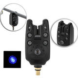 Fishing Bite Alarms Set Digital Fishing Alarm Kit LED Alarm Indicator Alert Bell Swinger Fishing Tackle with Zippered Box