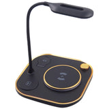 15W Wireless Charger Table Lamp Stand For Iphone 13 12 11 Pro Max Fast Charging Station For Apple Watch