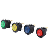 8 X 12V LED Illuminated Rocker On-Off Toggle SPST Switch Dash Light Car Boat