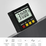 Digital Level Angle Gauge Angle Finder Protractor Inclinometer Level Box with Magnet Rotatable Backlit Display Data Hold