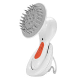 Electric Head Massaging Brush Waterproof Portable ELectric Hand HeldHair Scalp Scrubber Stress Relieve Comb Prevent Hair Loss