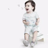 1-6Yrs Baby Chairs Kids Double Step Stool Plastic Children Anti-Slip Ladder Bathroom Toilet Step Stools Baby Toilet Training