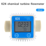 K24 Turbine Digital Oil Fuel Flow Meter Gauge For Chemicals Liquid Water Y4QC