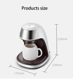 Portable Coffee Machine Artist Dripping Semi-Automatic Coffee MachineBrew Tea Powder 300ml Water Tank American coffee maker
