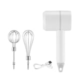 USB Rechargeable Handheld Mini Electric Egg Cream Beater Home Wireless Food Mixing Machine Tool For Baking 3 Color Available