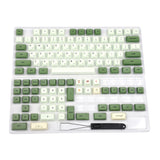 Matcha Dye Sub ZDA PBT Keycap Similar to XDA Japanese Korean Russian For MX Keyboard 104 87 61 Melody 96 KBD75 ID80 GK64 68 SP84