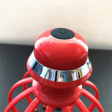 Upgraded Head Massager Electric Manual Dual-use Rechargeable New Steel Ball 12 Claw Head Massager Red