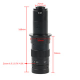 48MP 2K 1080P USB HDMI Digital Industrial Video Microscope 180X 300X C Mount Lens For Phone PCB Soldering