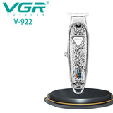 Professional full metal hair clipper barber cordless electric hair trimmer for men rechargeable hair cutting machine adjustable