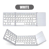 Mini folding keyboard Touchpad Bluetooth-compatible 3.0 Foldable Wireless Keypad for Windows,Android,ios Tablet ipad Phone