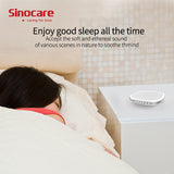 Sinocare White Noise Machine Natural Sound Portable Soothing Parents Baby Sleeping,Smart Home Timing Music Sleep Meter USB