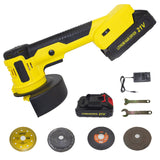 0-12000rpm Angle Grinder Electric Grinding Tool Polisher Cutter for Cutting Polishing Ceramic Tile Wood Stone Steel
