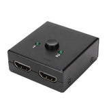 HD Multimedia Interface Switcher 4K 60Hz 1 in 2 Out / 2 in 1 Out 2 Port Display Splitter Fit for PS4 for PC for iOS TV