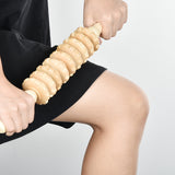 1PC Wood Massage Stick Roller Massager Reflexology Therapy Meridians Scrap For Hand Foot Abdomen Back Body Muscle Relax Tool