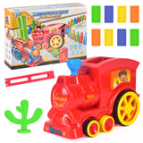Domino Train Set Kid Domino Blocks Magical Electric Auto Set Up Colorful Plastic Dominoes Baby Educational Blocks Toddler Toys