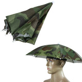 1PCS outdoor Large Double Layer Fishing Umbrella Hat Hiking Camping Beach Sunshade Sunny Rainy Cap For Men Women Umbrellas
