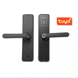 WAFU Tuya WIFI Fingerprint Indoor Electronic Lock Smart Fingerprint Password Card Office Door Lock for Hotel Home Tenants