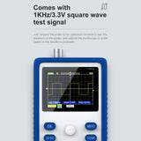 Digital Oscilloscope Kit 2.4 Inch Oscilloscope 110M Bandwidth 500M Sampling Rate with High Voltage Probe BNC-Clip Cable Probe